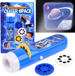 Kinder-Projektorlaterne mit Weltraummotiven