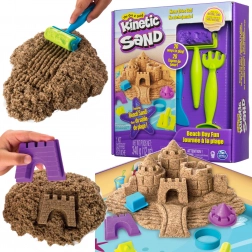 Kinetic Sand Strandtag – Set mit Burg und Zubehör