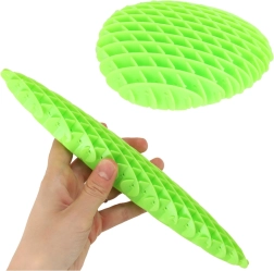 Gelbes antistress sensorisches Spielzeug Fidget Worm zum Dehnen