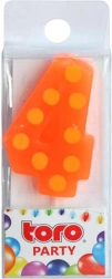 Tortenkerze Zahl 4 TORO