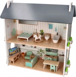 Holzpuppenhaus Angenehm