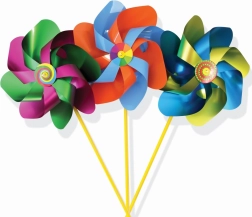 Alexander Maxi Windrad Bunt A (22x42cm)