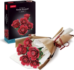 3D-Puzzle großer Rosenstrauß