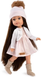 Realistische Puppe Penelope mit Ganzkörper Vinyl 34 cm