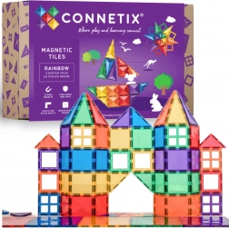 Connetix Rainbow Starter Pack magnetische Bausteine 60 Stk.