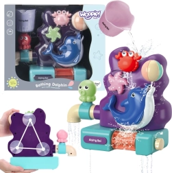 Wasser-Spielzeug für die Badewanne mit Fontäne und Delfin WOOPIE