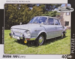 Puzzle RETRO-AUTA Škoda 100 L 40 Teile