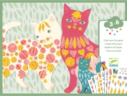 Djeco Papierbasteln Katzen