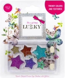 Lukky glitzernde Creme-Lidschatten mit Applikator