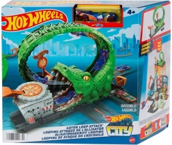 Hot Wheels Themen-Set Krokodil-Looping
