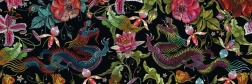 Panoramapuzzle Secret Garden: Drachen Garten 1000 Teile