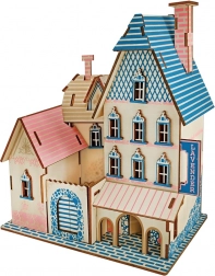 Woodcraft Holz 3D-Puzzle Villa
