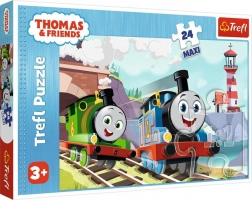 Puzzle 24 Maxi – Thomas und Percy auf den Gleisen Thomas & Friends
