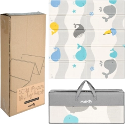 Faltbare Schaumstoff-Spielmatte Mativo 120 × 120 cm