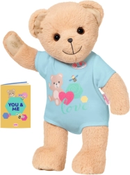 Teddybär BABY born im blauen Outfit 36 cm