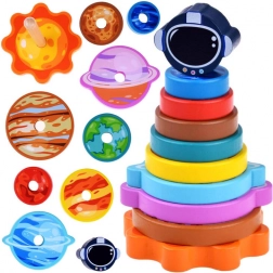 Holzpuzzle mit Weltraummotiv