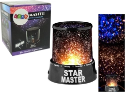 Nachtlicht Sternen-Planeten-Projektor mit Batterien