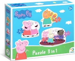 Puzzle Peppa Wutz Freunde 3-in-1 (2, 3 und 4 Teile)