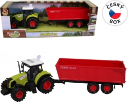 Traktor mit Anhänger mit Licht und Ton