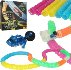 Kinderbausatz - Flexibler Rennstrecken mit schnellem Auto