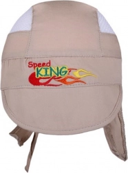 Sommer-Kinder Kopftuch–Mütze NEW BABY Speed King beige