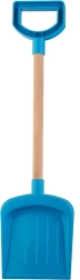 Androni Schaufel mit Holzstiel und Griff 53 cm – Blau