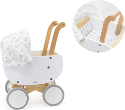 Holzpuppenwagen mit Liegewanne Viga PolarB