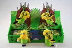 Plüsch-Wellensittich Gelb Schlüsselanhänger