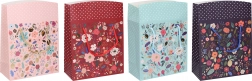 Geschenktasche mit Deckel M 27 × 27 × 13 cm, ganzjährig, 4 Designs