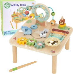 Holziger Musik-Lernspieltisch 5-in-1 WOOPIE GREEN
