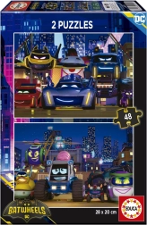 Puzzle Batwheels 2x48 Teile von Educa