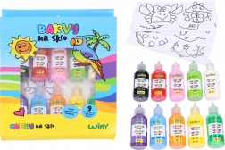 Fensterfarben Set 9+1 inklusive Schablonen