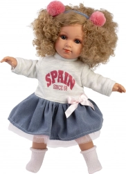 Realistische Puppe Llorens Elena mit weichem Textilkörper - 35 cm
