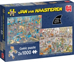 Puzzle Renovierung und Heimwerkerladen 2x1000 Teile