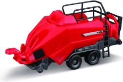 Bburago Bauernhof-Traktor MASSEY FERGUSON 8740S mit 3 Anhängern 10 cm Geschenkset