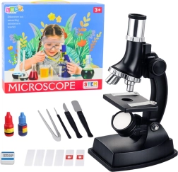 Kinderlern-Mikroskop 300× mit Zubehörset