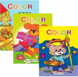 Malbücher für die Kleinsten A4, Mix von Motiven