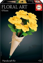 3D-Puzzle EDUCA Floral Art – gelbe Rosen