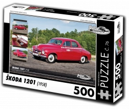Puzzle RETRO-AUTA Škoda 1201 (1958), 500 Teile