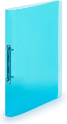 Polypropylen-Ordner A4 mit 2 Ringen Lines blau