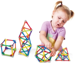 Magnetisches Konstruktionsspiel Woopie 70 Teile