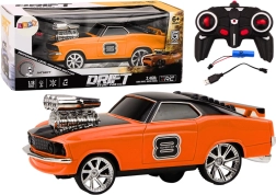 RC-Driftauto 1:18 mit 360°-Drift, Licht und Sound – orange