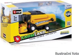 Bburago Farmland Mähdrescher New Holland TC5.90 18 cm – Metallmodell mit Zubehör