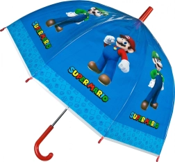 Transparenter manueller Regenschirm Super Mario