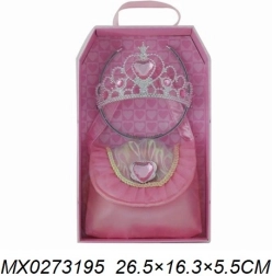 Modisches Set für kleine Prinzessinnen – Krone und Handtasche