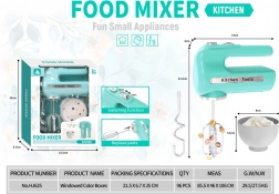 Kindermixer mit drehbaren Rührbesen und Zubehör