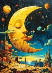 Puzzle Traum vom Mond 1000 Teile