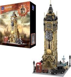 Pantasy Steampunk-Uhrturm Big Ben Bausatz, 2424 Teile