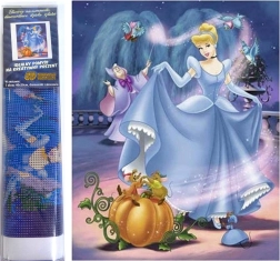 Diamantmalerei Aschenputtel 30 × 40 cm