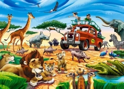 Safari-Abenteuer-Puzzle 180 Teile